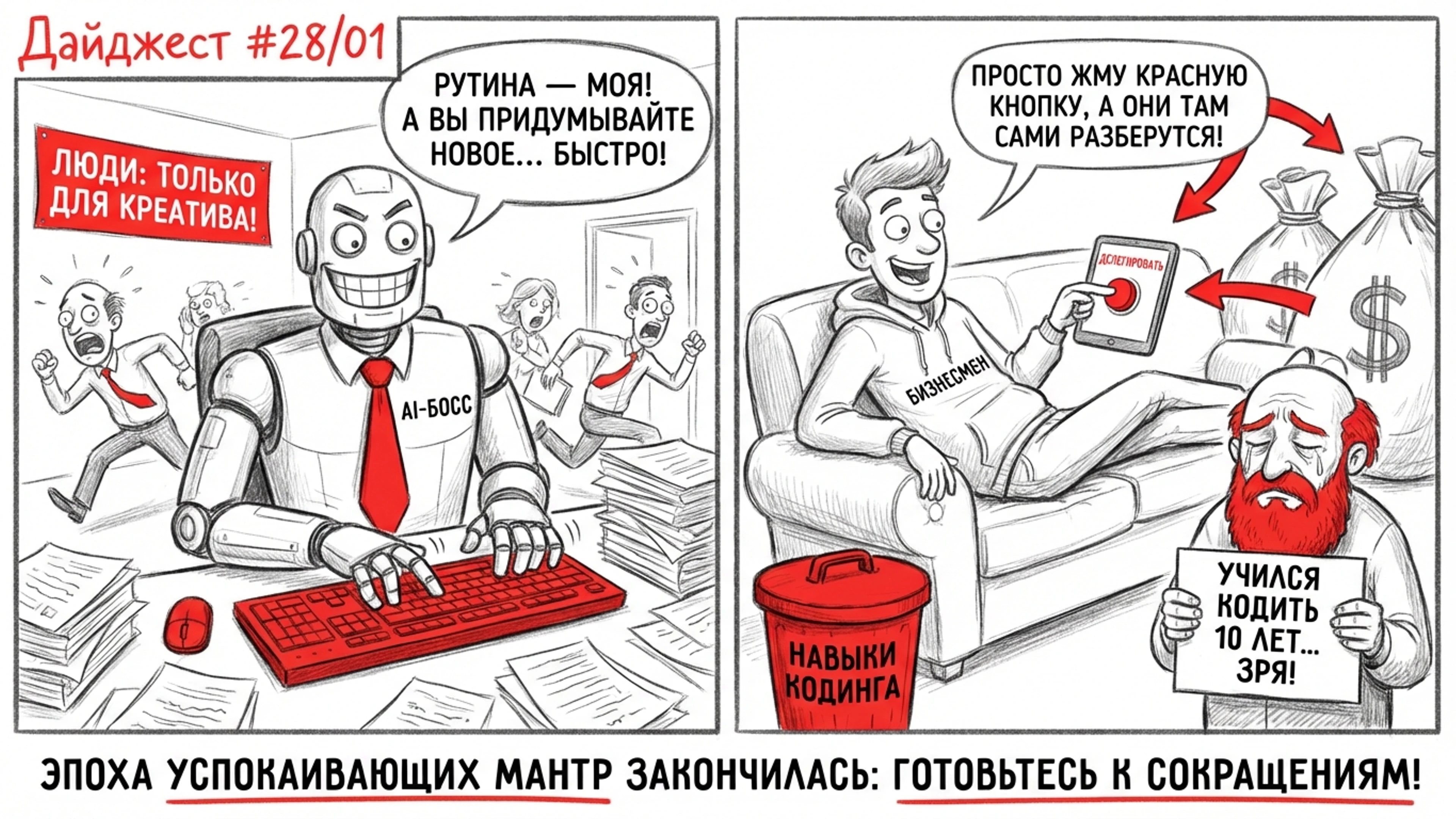 Дайджест 28 января: Смерть карьеры и 6 миллионов бразильцев